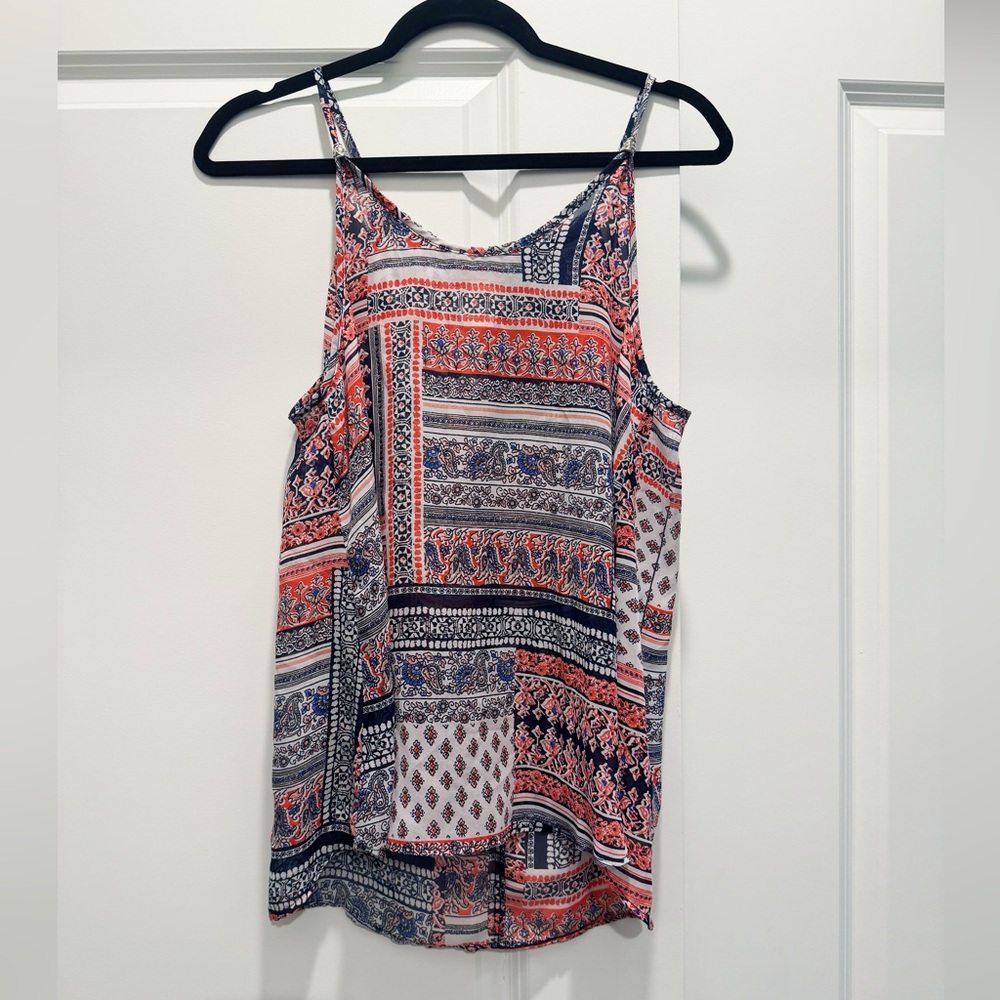 Patterned Tank Top